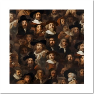 Rembrandt Paintings Mashup Posters and Art